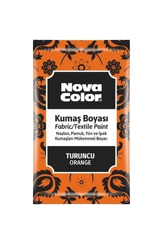 Nova Color Toz Kumaş Boyası Turuncu - 2 Adet Diğer