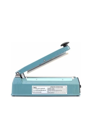 Fs-300 Metal Gövdeli Kullanımı Kolay Poşet Ağzı Kapama Yapıştırma Makinası 30cm Impulse Çok Renkli
