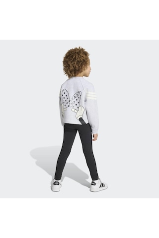 Adidas Disney Minnie Mouse Çocuk Gri Eşofman Takımı Kg6143