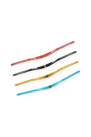 Artfulabode Siyah Mtb Gidon Gidon Gidon Gidon Düz Dağ Bisikleti Bisiklet Bisiklet Anodize Alüminyum Alaşım 780mm Hc Siyah