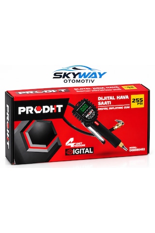 Dijital Lastik Şişirme Hava Saati 0-255 Psı 255psi