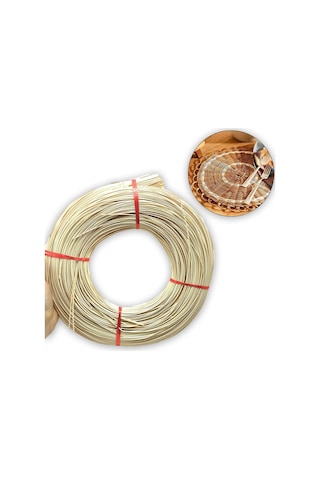 Rattan Doğal Bambu Çubuk 1 Kg - 2 Mm Örgü Rattan Ip