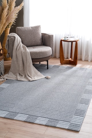Koza Hayad Nomad Antrasit Halı Kilim Salon Oturma Odası Yatak Odası Koridor Makine Halısı A2555e Antrasit