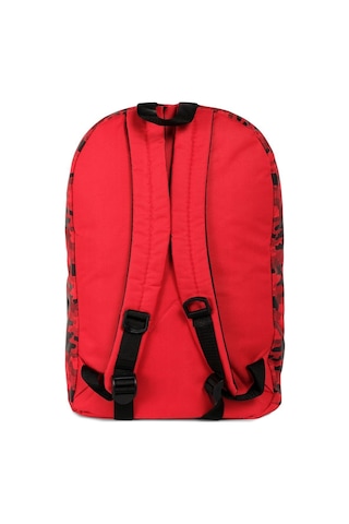 Kırmızı Icone Kamuflaj Baskılı Dört Cepli Sırt Çantası Kırmızı
