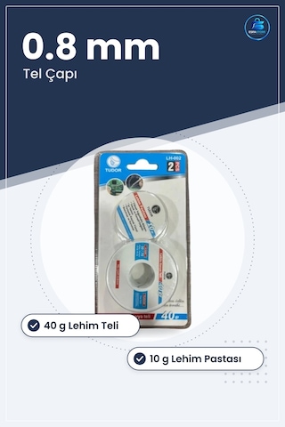 Lehim Teli Pastalı Set 40 Gr Tel 0.8 Mm Elektronik Devre Montaj T