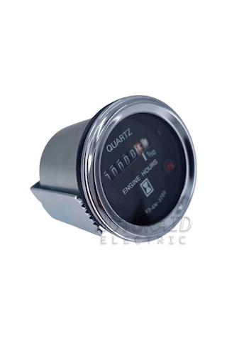 12v-24v Mekanik Motor Çalışma Saati Göstergesi 52mm - Jeneratör, Tekne Ve İş Makinesi Uyumlu