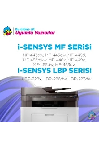 Canon Crg-057 Uyumlu Toner 20'li Paket Çipli / Lbp223 / Lbp226 / Lbp228x / Mf443 / Mf445 / Mf446 / Mf449 / Mf453 / Mf455