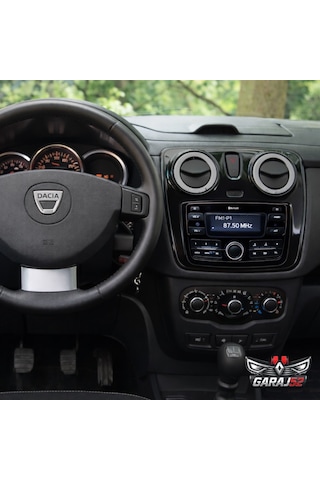 Dacia Duster Uyumlu  Radyo Teyp Cd Siz Yeni Versiyon Beyaz Ekranlı 280218771r