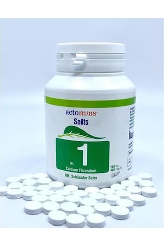 Schüssler Tuzları No1 Calciumfluoratum - 400 Tablet- 12-2026 Schüssler Tuzları No1 Calciumfluoratum - 400 Tablet- 12-2026