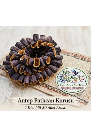 Antep Patlıcan Kurusu 1.kalite Dolmalık Uç 1 Dizi Yeni Sezon Yeni Mahsül 45-50 Adet