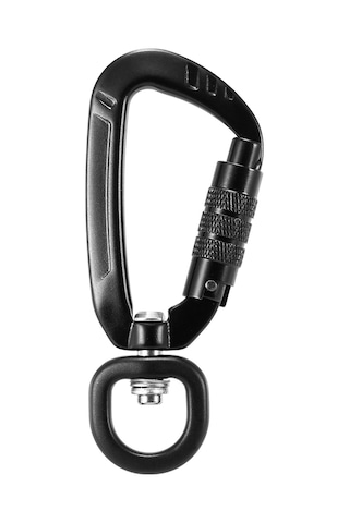 2 Adet Dönme Karabina Klipsi 360 Döner Spinner Karabina Küçük Otomatik Kilitli Karabina 4kn