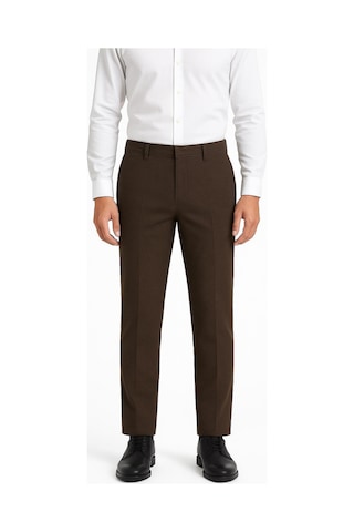 Classics Men Captiva Klasik Fit Likralı Erkek Kanvas Pantolon - 7413 Kahverengi