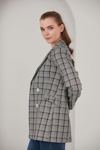 Alexander Gardi Alexandergardı Ekoseli Blazer Ceket (B22-20401)