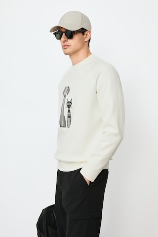 Lufian Alfred Erkek Sweatshirt Kırık Beyaz Kırık Beyaz 112030203100510