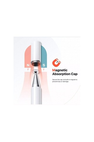 At-29 Yüksek Hassasiyetli Tek Kullanımlık Manyetik Emiş Pasif Kapasitif Kalem Cep Telefonu 1 Kalem Kafalı Dokunmatik Kalem Siyah