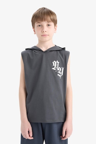 Defacto Erkek Çocuk Kapüşonlu Baskılı Atlet E4186a825hsar138 Antrasit