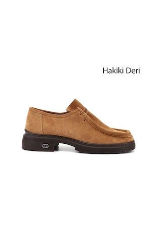 Gönderi R Kadın Taba Süet Bağcıklı Hakiki Deri Comfort Ayakkabı Ddza55945532 Taba Süet
