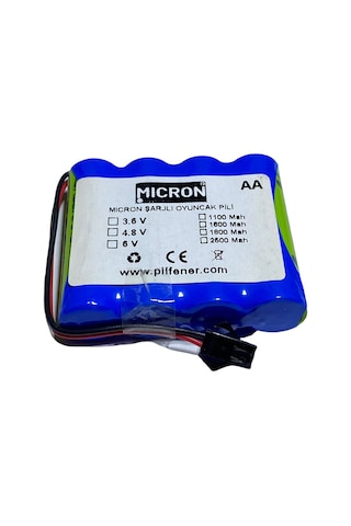 Micron 4.8v 1800mah Aa Uzaktan Kumandalı Şarjlı Araba Pili (Batarya)
