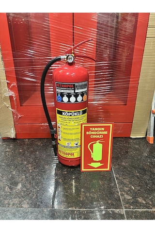6 Kg Aff Köpüklü Yangın Söndürme Cihazı 4 Yıl Garantili 6 Kg Aff Köpüklü Yangın Söndürme Cihazı 4 Yıl Garantili