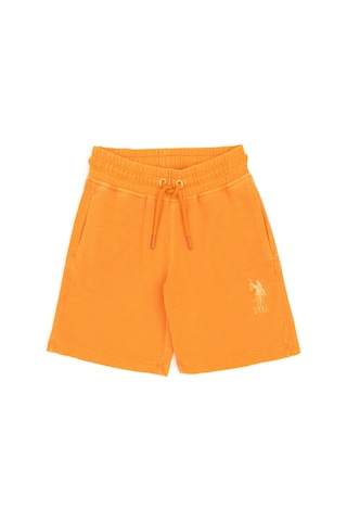 U.s. Polo Assn. Erkek Çocuk Turuncu Şort Örme 50279593-vr051 Turuncu