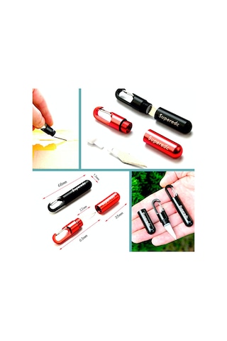 Omeniv Siyah Kapsül Kamp Çakı Kamp Bıçak Maket Kamp Bıçağı Anahtarlık Outdoor Çok Renkli