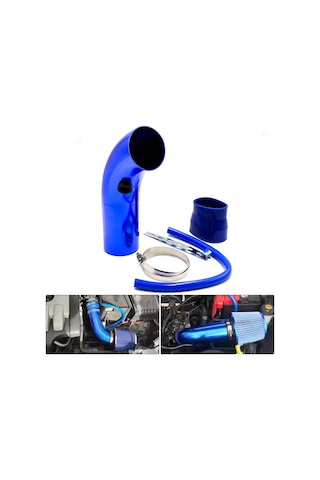 Açık Hava Filtre Borusu 76mm Mavi
