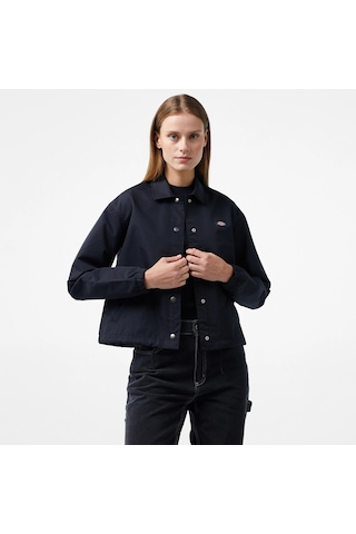 Dıckıes Dickies Oakport Cropped Coach Kadın Siyah Ceket