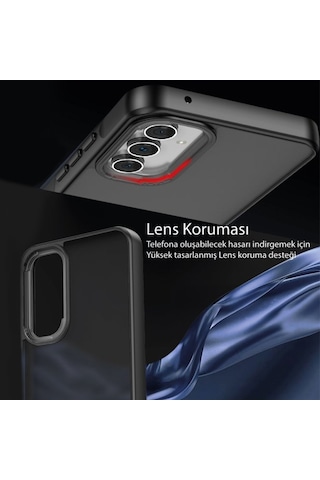 Samsung Galaxy Uyumlu A05s Kılıf Elegant Seri Silikon Kapak