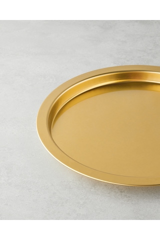 English Home Emma Metal Tepsi 31,5 Cm Gold