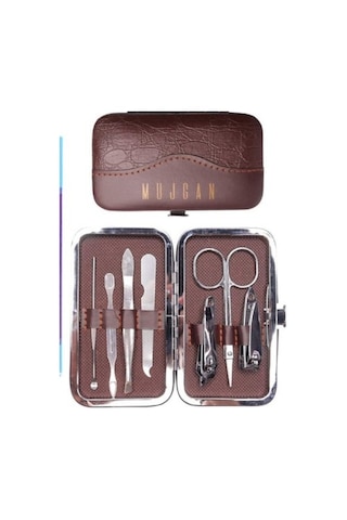 7 Parça Paslanmaz Çelik Manikür Ve Pedikür Seti