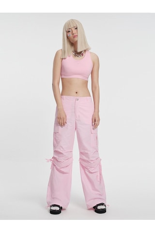LOFT Regular Fit Kadın Pantolon Pembe