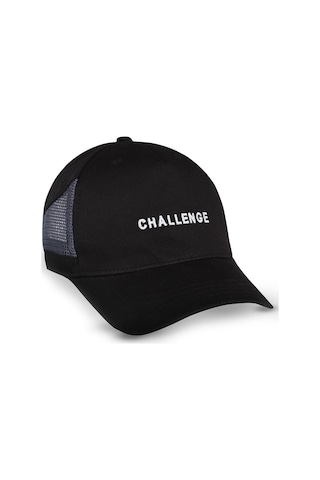 Civil Boys Challenge Nakış 10-13 Yaş Çocuk Erkek Kep Şapka - Siyah