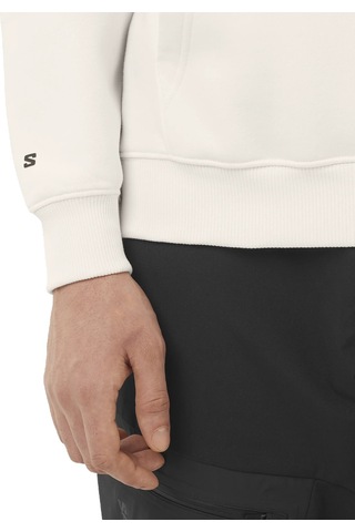 Salomon Salomon Salomon Logo Erkek Beyaz Sweatshirt 17970 Beyaz