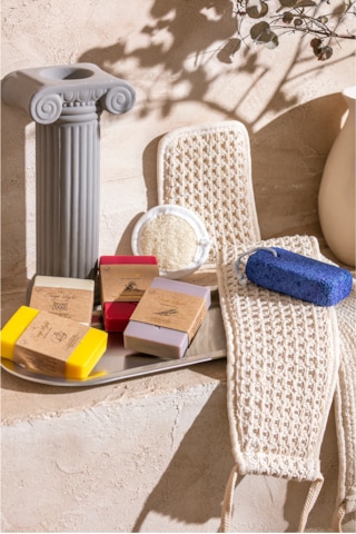 Soap Light Doğal Sabunlar Ve Pamuk Lifi Seti