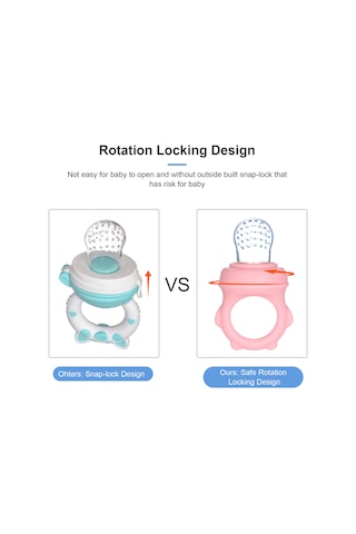 Yaozixa Bebekler İçin 3 Boyutlu Silikon Yemek Besleyici Ve Emzik Seti - Bpa Ve Lateksiz, Temizliği Kolay, 3-12+ Ay Aralığı