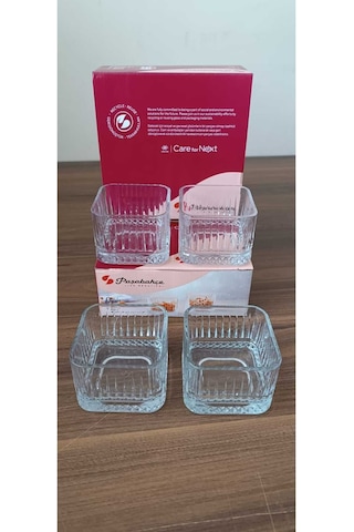 Paşabahçe Elysia Kare Çok Amaçlı Kase Çerezlik 6 Lı