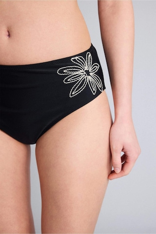 Defacto Regular Fıt Nakışlı Bikini Alt E3286ax26smbk81 Siyah-bk81