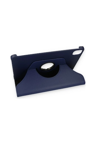 En-cag Pad 6 Kılıf 360 Tablet Deri Kılıf - Lacivert Bss