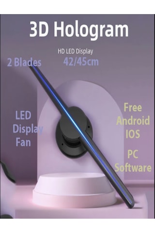 Holographic Led Fan