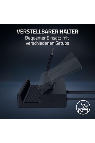 Razer Elde Taşınabilir Dock Chroma - Mobil Oyun Veya Tablet Cihazları İçin 6 Bağlantı Noktalı Hdmı Şarj Merkezi 3x Usb A, 1x Hmdı, 1 Usb-c 100w Geçişli Şarj, 1x Gbe Siyah