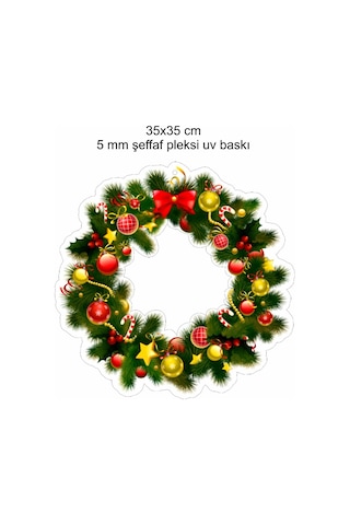 Universal Yılbaşı Kapı Süsü Noel Süsleri