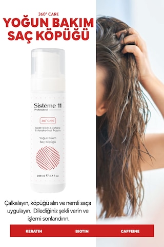 Sisteme 11 Yoğun Bakım Saç Köpüğü 200 Ml