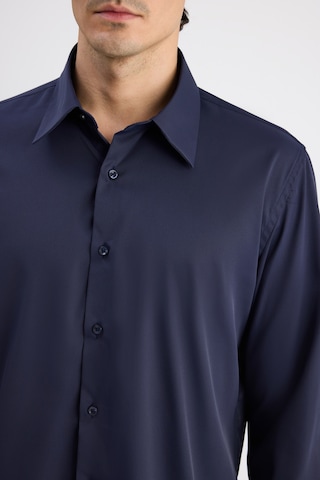 Twn Slim Fit Lacivert Düz Travel Gömlek 6ef02ad10288m Çok Renkli