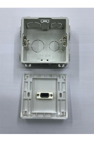 Vga Duvar Priz Kasalı Vga Duvar Prizi