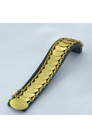 Yeni Sezon Vip Özel Seri Paslanmaz Çelik 17 Adet Osmanlı Tuğralı Altın Kaplama Kadın Bileklik Gold