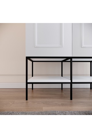 Pasific Home Martin 3 Kapaklı Gardırop Elbise Dolabı Parlak Beyaz