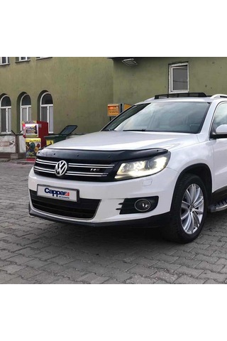 Cappafe Vw Tiguan Ön Kaput Koruyucu Rüzgarlık 4Mm Abs 2008-201