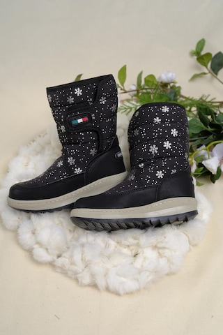 Oksit Dulcie Cırtlı Termal İçi Kürklü Unisex Çocuk Kar Botu 001