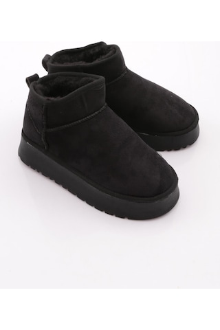 Dgn Cozy Kadın Ugg Bot Siyah