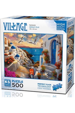 Ks Games 500 Parça Santorini Puzzle - Serhat Filiz